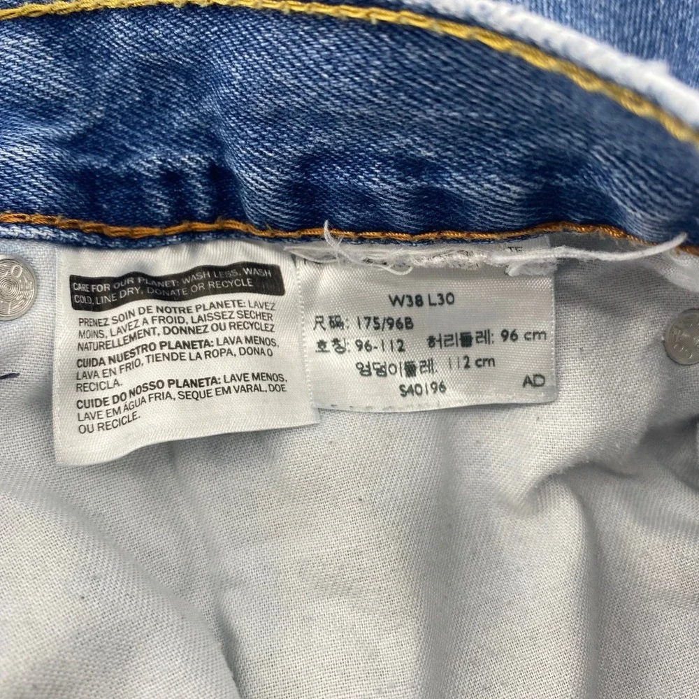 Levis 550 Relaxed Fit Jeans Mens 38x30 Blue Medium Wash Denim Pants